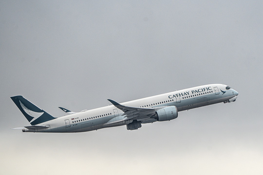 A Cathay Pacific Airbus A350 aircraft. Photo: Bloomberg